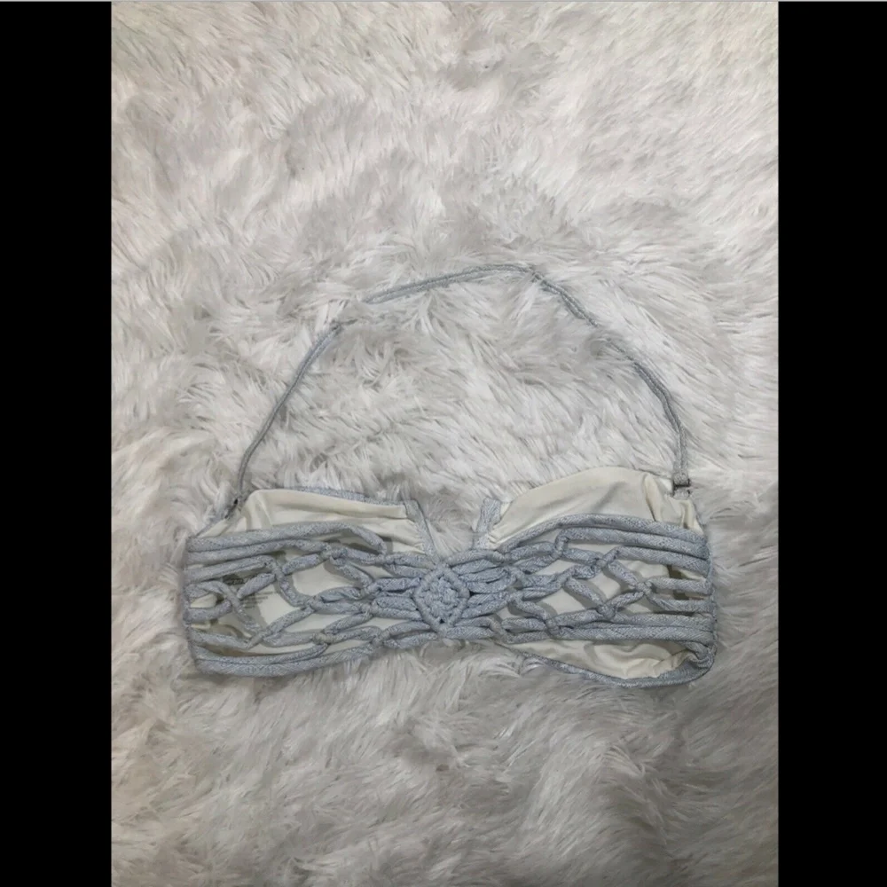 EUC $101 Frankie's Bikinis Willow Bikini Top small‎